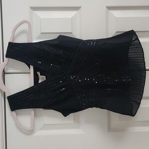 Women's Nine West Suit Size 2 Sequin Sleeveless Blouse